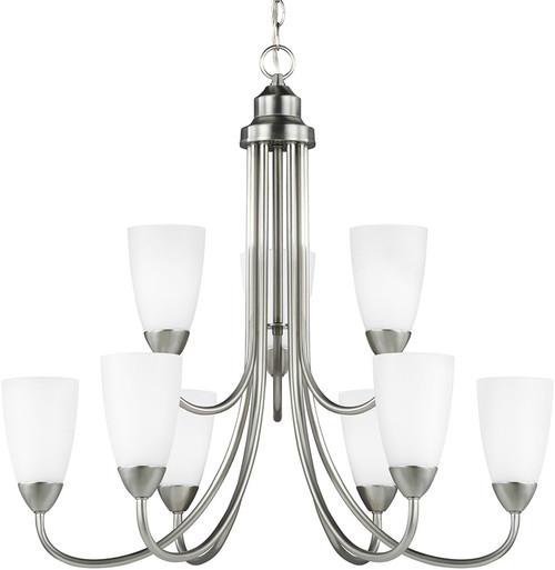 Generation Lighting 3120209EN3-962 Seville Brushed Nickel LED Chandelier Lighting