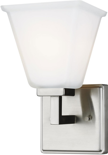 Generation Lighting 4113701EN3-962 Ellis Harper Modern Brushed Nickel LED Wall Light Sconce