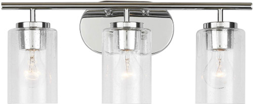 Generation Lighting Lighting 41172-05 Oslo Chrome 3-Light Bathroom Lighting