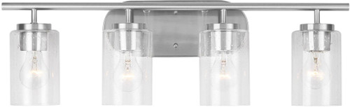 Generation Lighting Lighting 41173-962 Oslo Brushed Nickel 4-Light Vanity Light