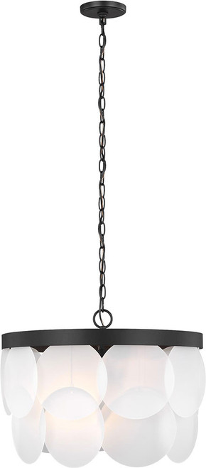 Visual Comfort Studio 5102506-112 Mellita Contemporary Midnight Black 21" Hanging Light