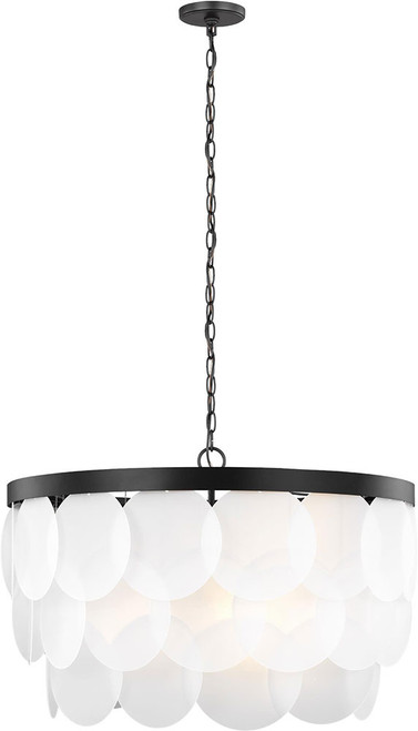 Visual Comfort Studio 5202508-112 Mellita Modern Midnight Black 30" Hanging Pendant Light