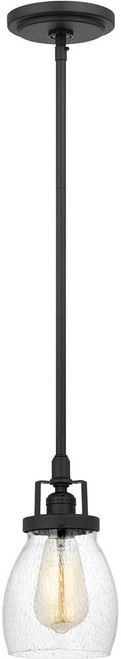 Generation Lighting 6114501-112 Belton Contemporary Midnight Black Mini Pendant Light