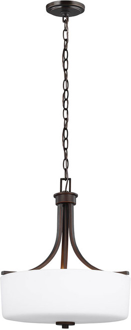 Generation Lighting 6528803EN3-710 Canfield Modern Bronze LED Hanging Light