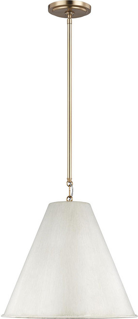Visual Comfort Studio 6585101-817 Gordon Modern Antique White Pendant Hanging Light