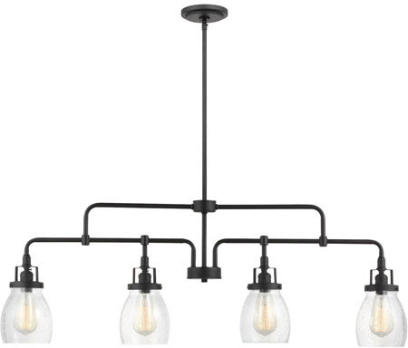 Visual Comfort Studio 6614504EN7-112 Belton Contemporary Midnight Black Island Lighting