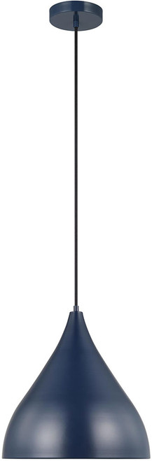 Visual Comfort Studio 6645301-127 Oden Navy 14" Hanging Lamp