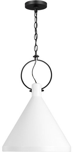 Visual Comfort Studio 6684901-115 Lyon Matte White Lighting Pendant