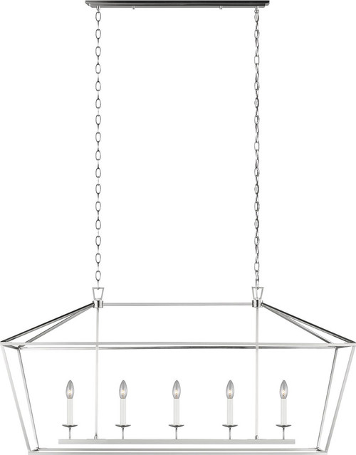 Visual Comfort Studio 6692605-962 Dianna Brushed Nickel Island Lighting