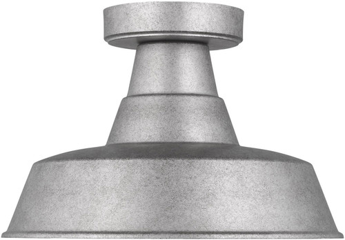 Visual Comfort Studio 7837401-57 Barn Light Weathered Pewter Outdoor Flush Lighting