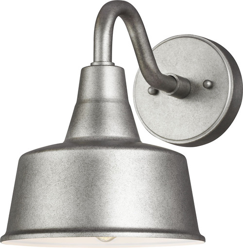 Visual Comfort Studio 8537401EN3-57 Barn Light Modern Weathered Pewter LED Exterior Small Sconce Lighting