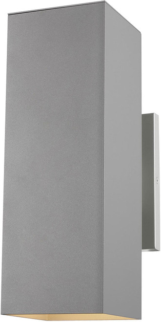 Visual Comfort Studio 8631702-753 Pohl Contemporary Painted Brushed Nickel Exterior 14" Wall Lamp