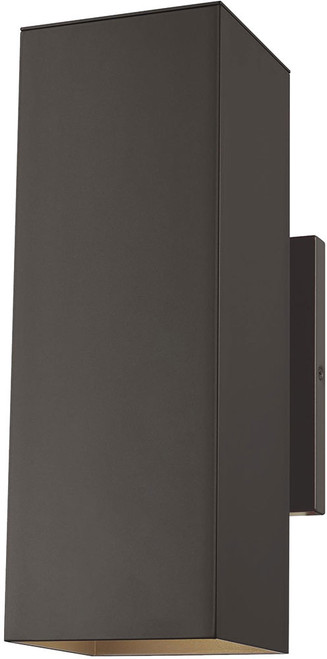 Visual Comfort Studio 8631702EN3-10 Pohl Contemporary Bronze LED Outdoor 14" Wall Lighting