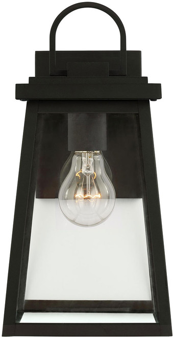 Visual Comfort Studio 8648401EN3-12 Founders Modern Black LED Outdoor Lighting Wall Sconce