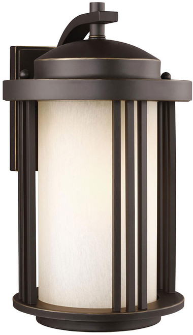 Generation Lighting 8747901DEN3-71 Crowell Modern Antique Bronze LED Outdoor Wall Lighting