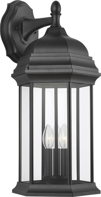 Generation Lighting 8738703-12 Sevier Black Outdoor Lighting Sconce