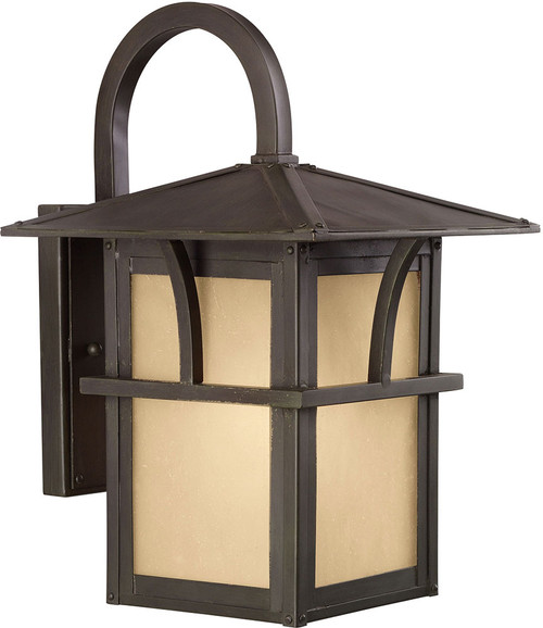 Generation Lighting 88881-51 Medford Lakes Craftsman Statuary Bronze Outdoor 9" Sconce Lighting