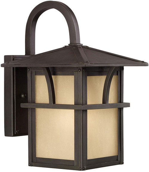 Generation Lighting 88880EN3-51 Medford Lakes Craftsman Statuary Bronze LED Exterior 7" Wall Lighting