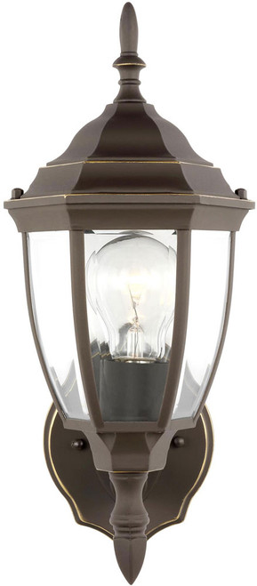 Generation Lighting 88940-71 Bakersville Antique Bronze Exterior 16" Lighting Sconce
