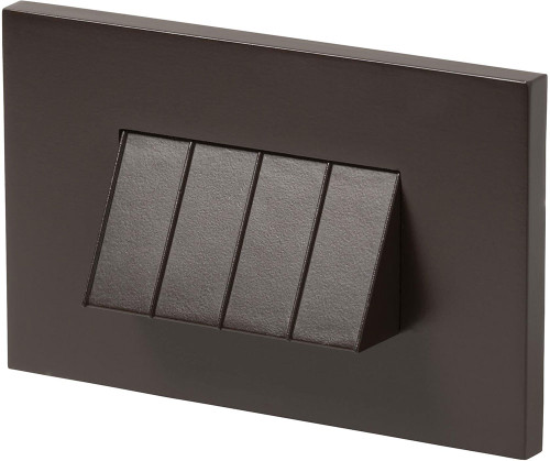 Generation Lighting 93483S-171 LED Step Lighting Contemporary Line Voltage Painted Antique Bronze LED Indoor / Outdoor Step Lighting