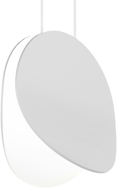 Sonneman 1765.03-J20 Malibu Discs Modern Satin White LED 7.5" Mini Drop Lighting