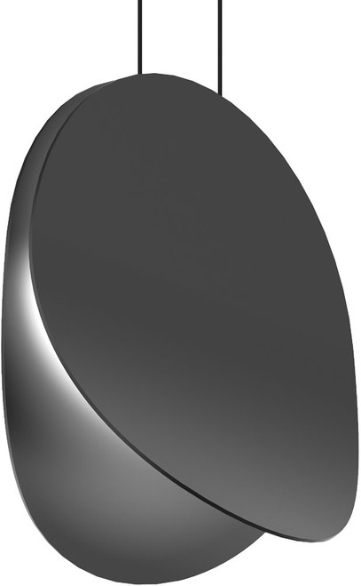 Sonneman 1767.25-J20 Malibu Discs Modern Satin Black LED 14" Hanging Light