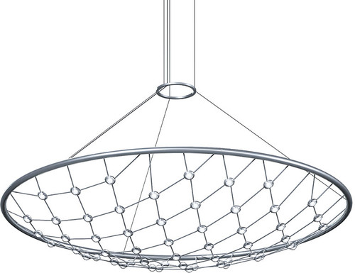 Sonneman 1899.16C Constellation Contemporary Bright Satin Aluminum LED Pendant Hanging Light