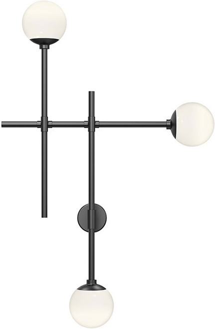 Sonneman 2063.25 Sabon Contemporary Satin Black LED Wall Light Sconce