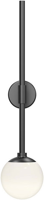 Sonneman 2060.25 Sabon Contemporary Satin Black LED Lighting Wall Sconce