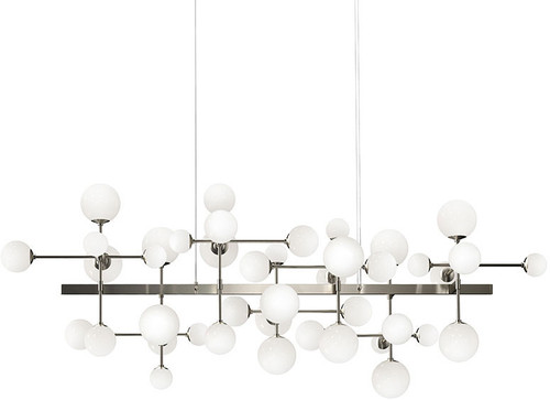 Sonneman 2066.13 Nebula Modern Satin Nickel LED Island Lighting