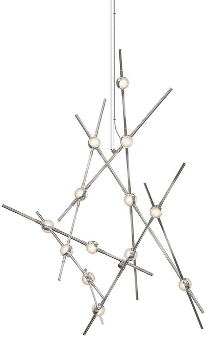 Sonneman 2151.13C-27 Constellation Aquila Minor Contemporary Satin Nickel LED 2700K 26" Chandelier Light
