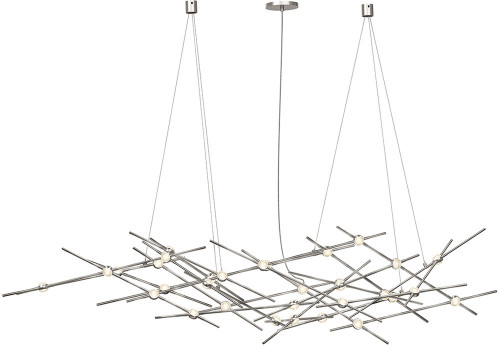 Sonneman 2155.13C-27-J20 Constellation Ursa Minor Contemporary Satin Nickel LED 37" Chandelier Lamp