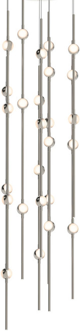 Sonneman 2162.13W-S-J20 Constellation Modern Satin Nickel LED 39" Multi Ceiling Pendant Light