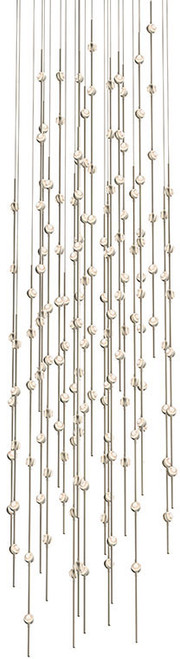 Sonneman 2164.13C Constellation Contemporary Satin Nickel LED 94" Multi Pendant Hanging Light