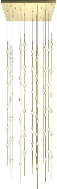Sonneman 2165.38C-J20 Constellation Andromeda Contemporary Satin Brass LED Multi Drop Ceiling Lighting