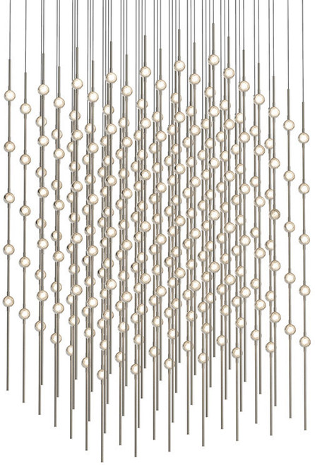 Sonneman 2169.13C Constellation Contemporary Satin Nickel LED 45" Multi Pendant Lighting