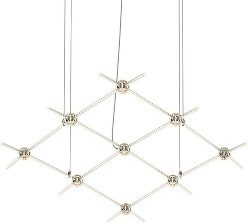 Sonneman 21Q13-RC3312-27 Constellation Aquarius Minor Modern Satin Nickel LED Hanging Light