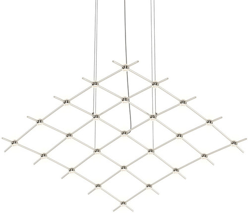 Sonneman 21Q13-RC5512-27 Constellation Aquarius Medius Modern Satin Nickel LED Hanging Lamp