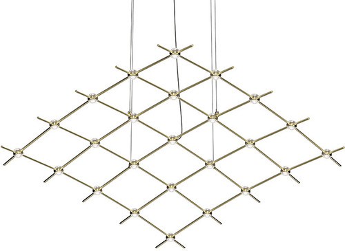 Sonneman 21Q38-RC5512 Constellation Aquarius Medius Contemporary Satin Brass LED Pendant Lighting