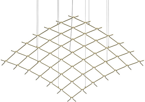 Sonneman 21Q38-RW7712 Constellation Aquarius Major Contemporary Satin Brass LED Hanging Lamp