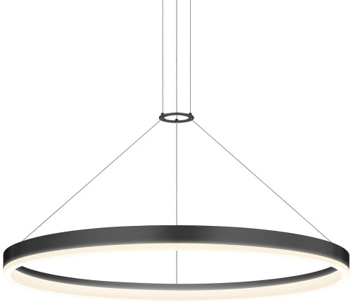 Sonneman 2317.25-J20 Corona Modern Satin Black LED Drop Ceiling Lighting