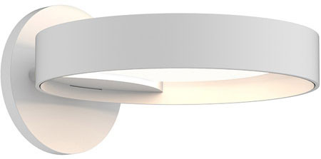 Sonneman 2650.03W Light Guide Ring Contemporary Satin White Lighting Sconce