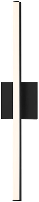 Sonneman 2770.25 Stix Modern Satin Black LED 24" Bath Lighting Fixture