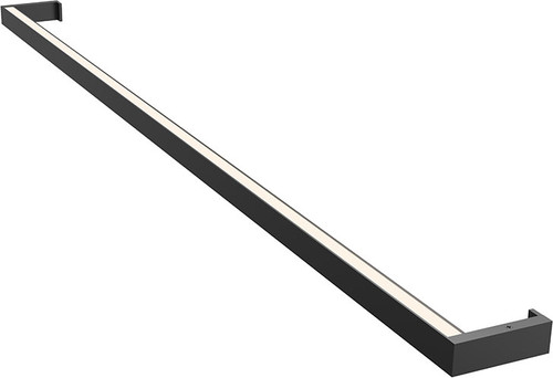 Sonneman 2810.25-4 Thin-Line Contemporary Satin Black LED One-Sided 48" Wall Bar / Wall Sconce Light