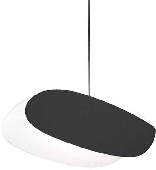 Sonneman 2901.25-DK Papillons Modern Satin Black LED 12.5" Hanging Lamp