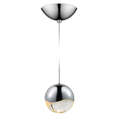 Sonneman 2912.01.LRG Grapes Contemporary Polished Chrome LED Large Mini Hanging Pendant Lighting