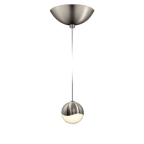 Sonneman 2912.13.SML Grapes Modern Satin Nickel LED Small Mini Drop Ceiling Lighting