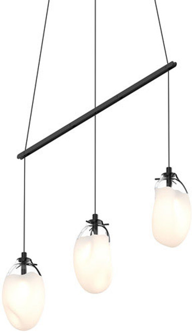Sonneman 2973.25W Liquid Modern Satin Black Multi Drop Ceiling Lighting