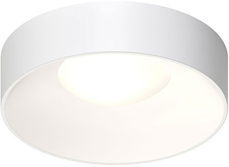 Sonneman 3735.03 Ilios Contemporary Satin White LED 14" Flush Mount Lighting Fixture