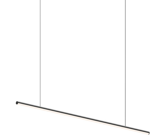 Sonneman 3776.25 Fino Modern Satin Black LED 48" Kitchen Island Lighting